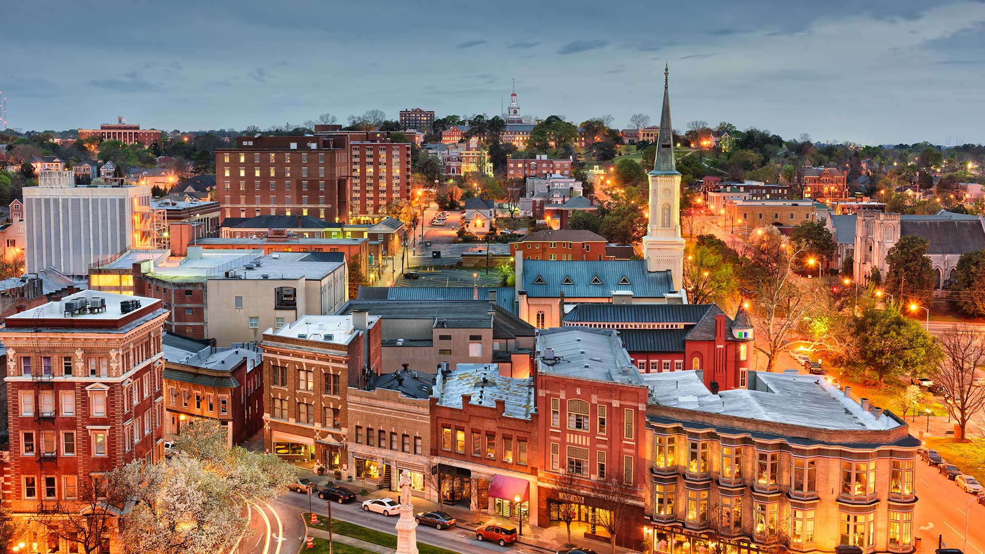 Panorama to illustrate dating in macon